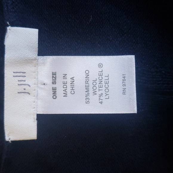 CT1921 J. Jill Navy One Size Tunic - Picture 4 of 5